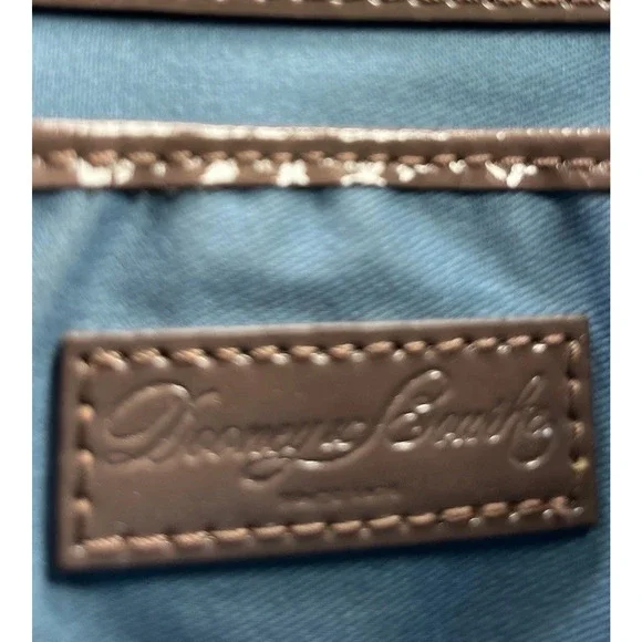 Dooney & Bourke Trixie Patent Leather Crossbody Purse Bag Mink - Picture 7 of 8